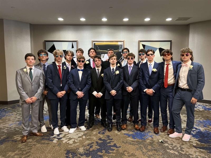 Last spring, members of the Varsity Boys Lacrosse team suited up for junior prom. This year, the players, now seniors, are gearing up for a championship season, starting with the opening game against Delbarton on Monday, April 3, at 4:00 p.m. on DaSilva Field.