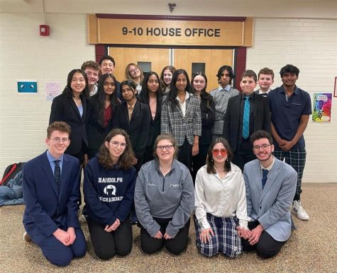 Of the 19 members of the Speech and Debate Team who attended the State Championships (pictured), held at Hunterdon Central High School on March 17 and 18, nine of them made it to final rounds. 