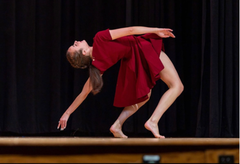Class of 2022 dancer Grace Bua performs a lyrical solo at the 14th annual RHS Dance Showcase on Thursday, June 2, 2022 in the RHS auditorium.

