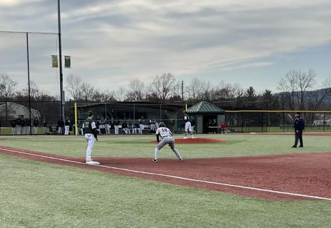 Boys Baseball is currently enjoying a 6-2 record, which started with a season opening win against Montville (pictured). The Rams play Pope John next, at home today.

