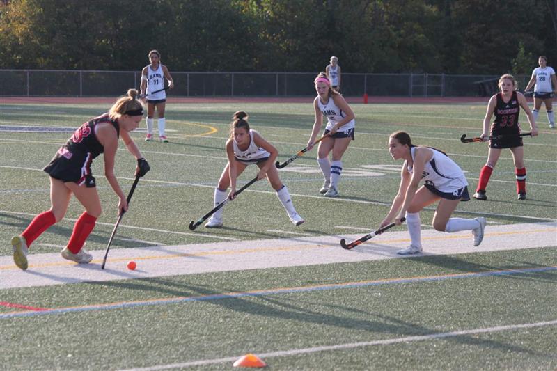 The Rams Field Hockey team defeated the previously undefeated Boonton Bombers, 1-0, on Thursday, Oct. 5, which was also Teacher Appreciation night.  