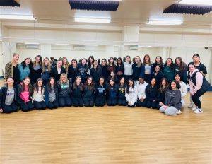 RHS dancers attended a master class taught by Brittany Nicholas, the dance captain of the Broadway musical & Juliet, and then saw the show on Wednesday, March 6, 2023, in New York City.   