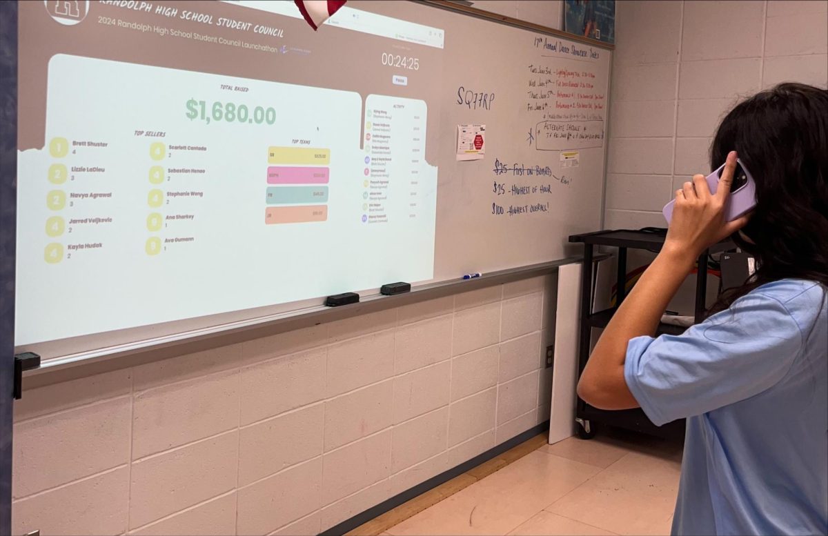 



Student volunteer Lizzie LaDieu calls a potential donor during the call-a-thon fundraiser for the Henry’s Loving Team charity on Tuesday, Oct. 8.
