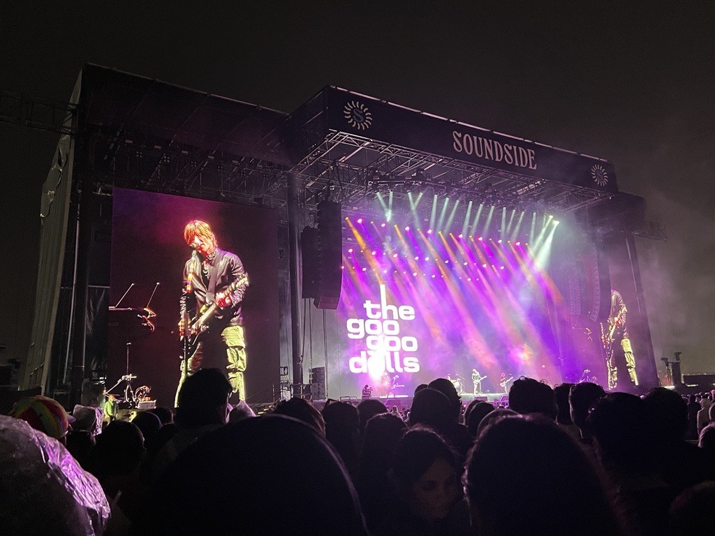 John Rzeznik performs with The Goo Goo Dolls at the Soundside Music Festival, held at Seaside Park in Bridgeport, Conn., the weekend of September 28-29. 