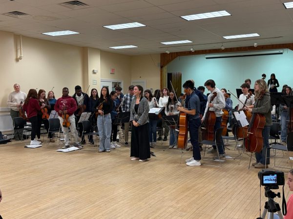 The RHS Orchestras perform for local seniors at the Randolph Community Center on Friday, Nov. 15.

