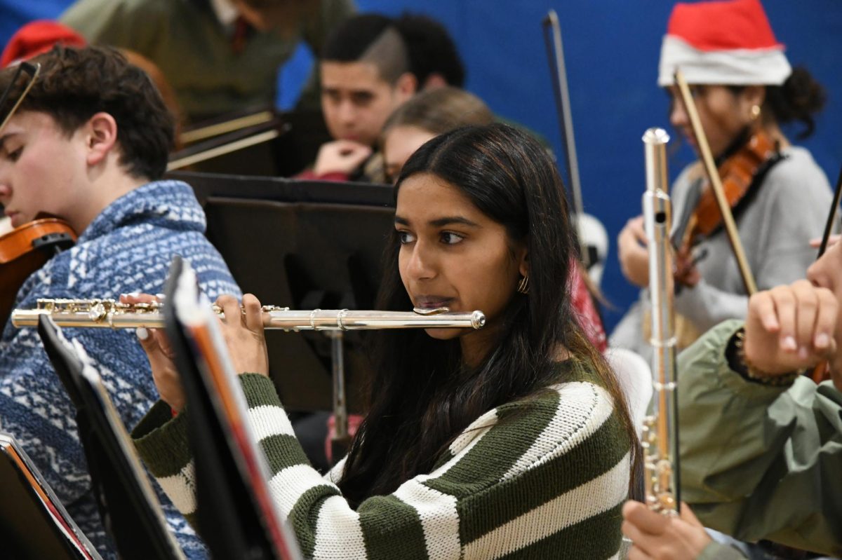 RHS music students gave their annual holiday concert tour of elementary schools on Dec. 17, 2024. 