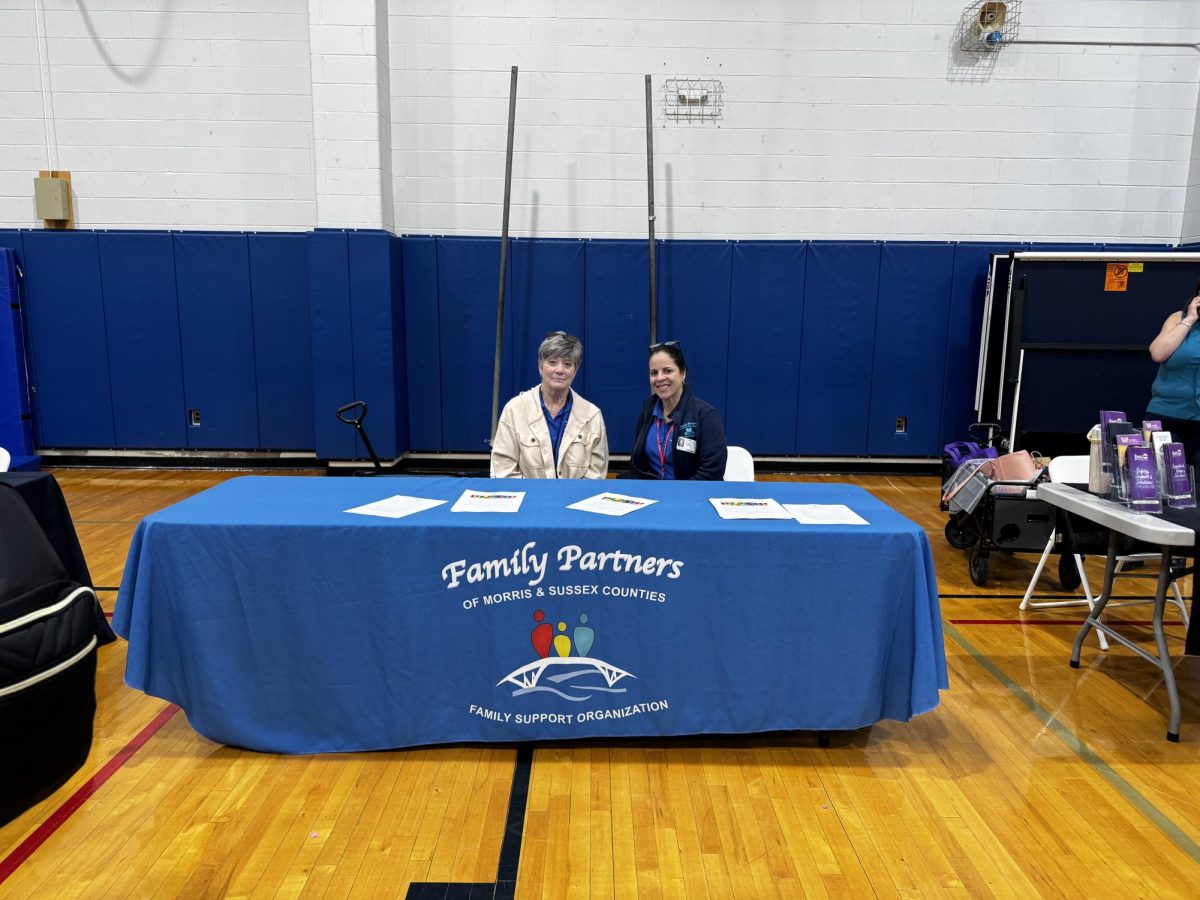 Represenatives from Family Partners spoke about the company's mission to help students struggling with an emotional issue or physical disability at the fourth annual Wellness Fair, on Friday, April 4, 2025.