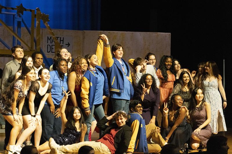 Cast members perform in “Mean Girls: High School Version” in the RHS auditorium on Thursday, Friday and Saturday, April 3-5, 2025.  