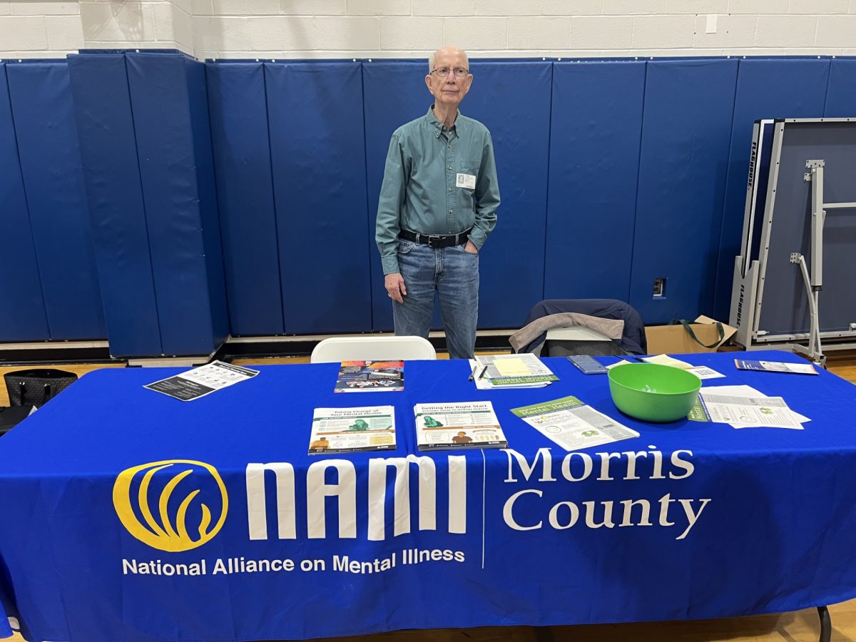 National Alliance on Mental illness (NAMI) representatives spoke about the organization's focus on helping students with mental help struggles at the fourth annual Wellness Fair, on Friday, April 4, 2025. 