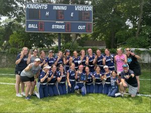 The team proudly celebrates its state sectional championship win on Friday, June 6, 2025.  





 
