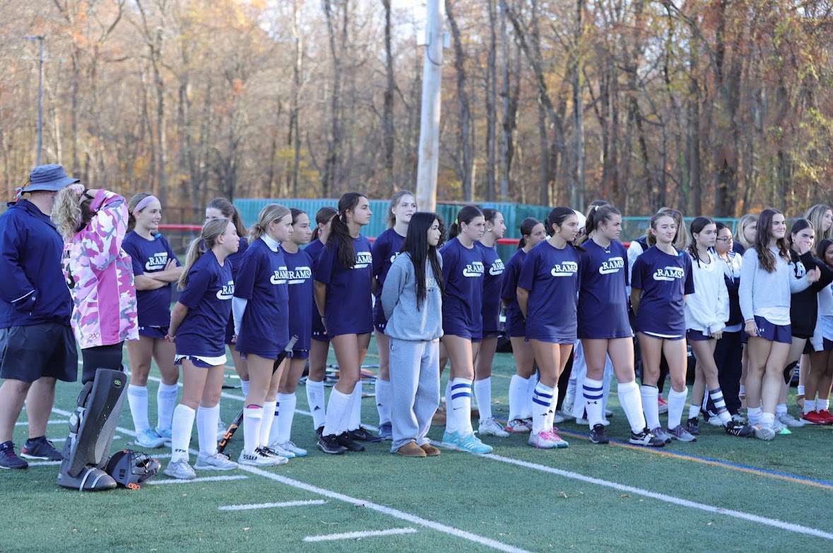 With new key players and a new head coach, the 2025 Field Hockey team is optimistic about the coming season, which starts on Thursday, Sept. 4, 2025. (Pictured: The 2024 Field Hockey team.) 