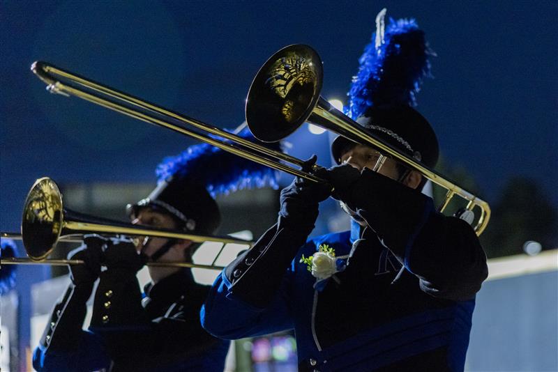 RHS Band Honors Seniors; Performs “Watched” at Halftime