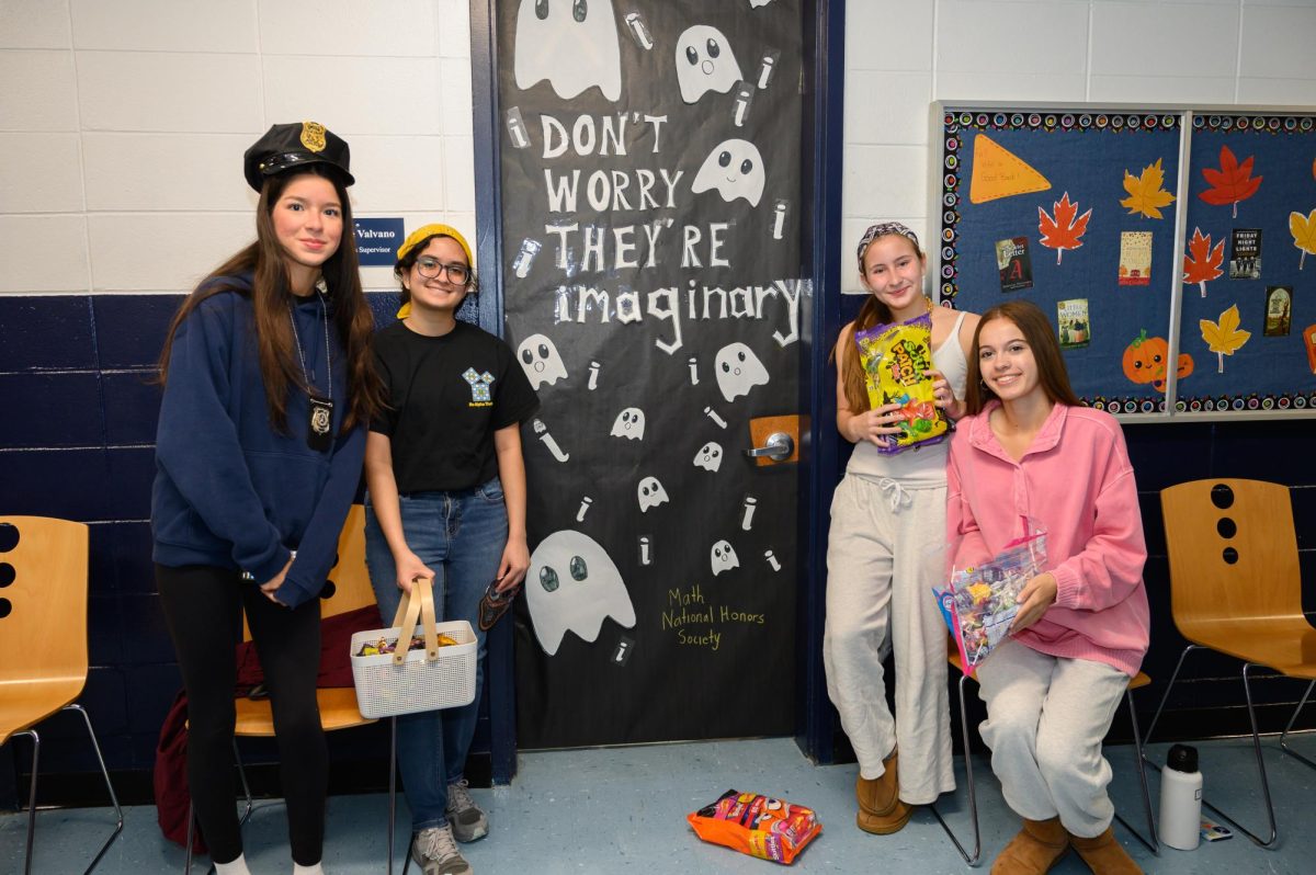 RHS students from Math National Honor Society participate in A-door-able Doors on Saturday, Oct. 25, 2025.