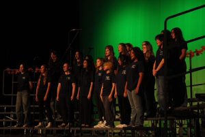 The Treble Choir performs "Ain't No Mountain High Enough" at the 16th annual POPtoberfest on Wednesday, Oct. 15. 